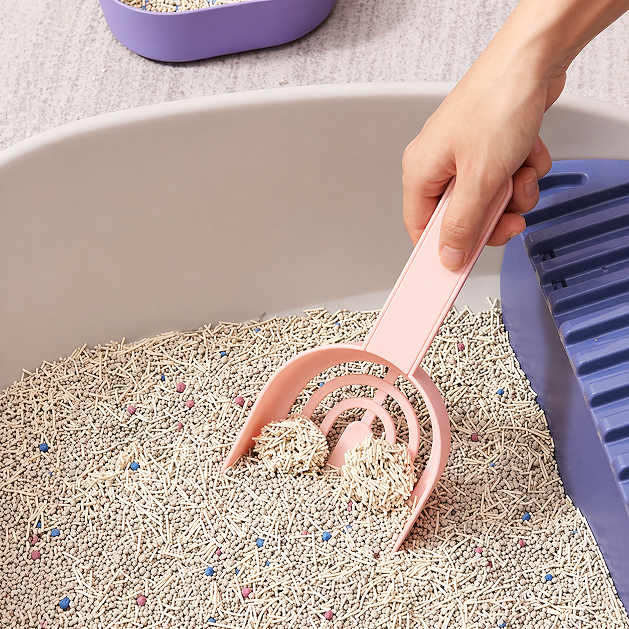 Easy Clean Kitty Litter Scoop